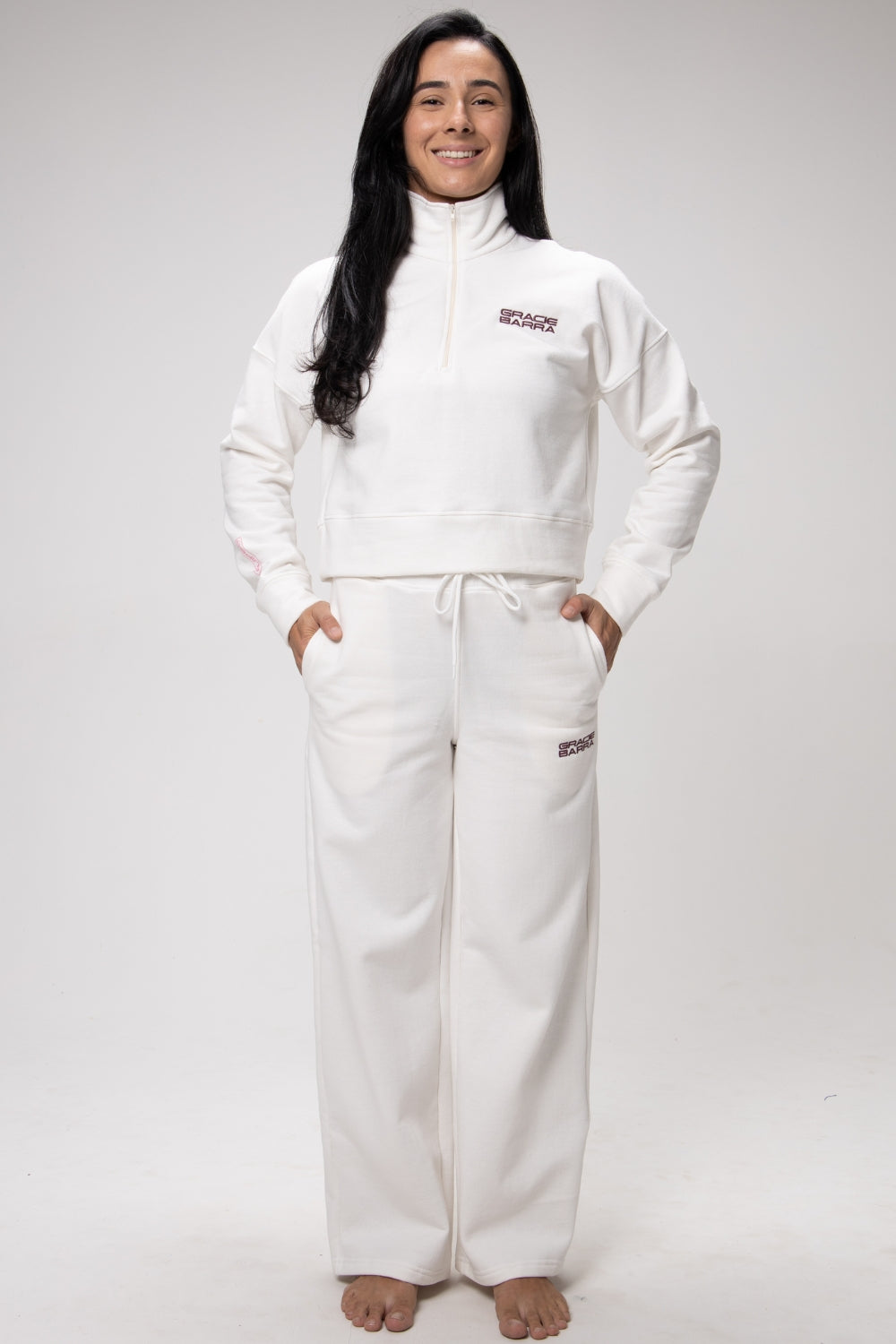 Calça Moletom Sakura - Off White