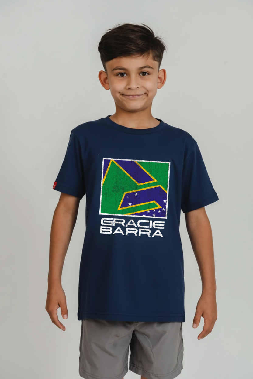 Camiseta Infantil Legado BRA V3 - Azul