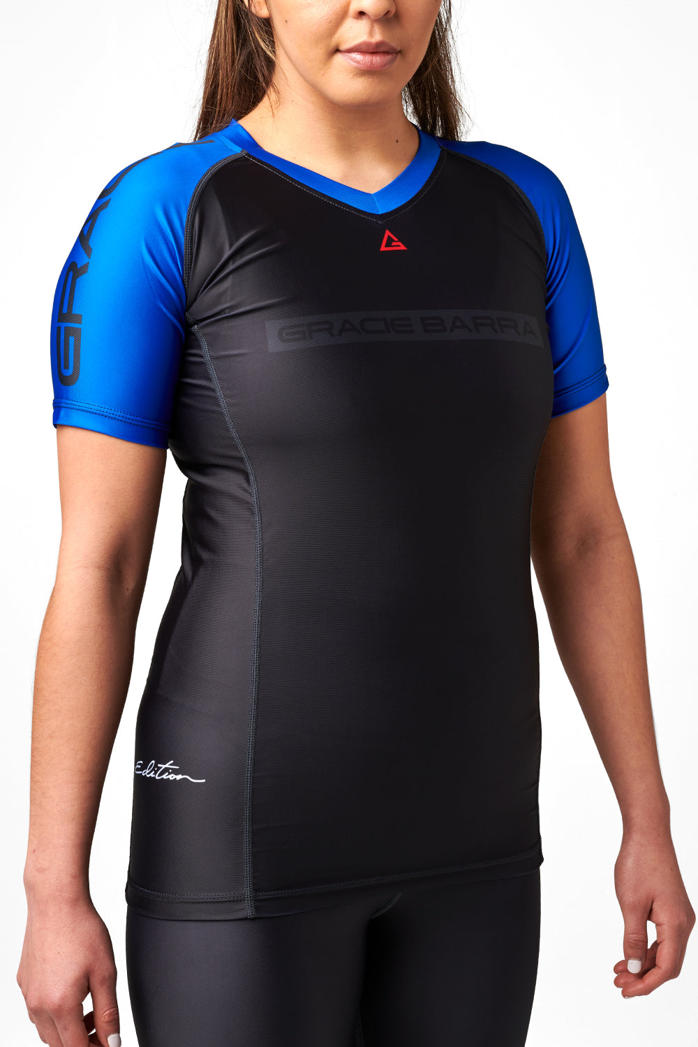 Rashguard Ranqueada M/C Feminina- Azul