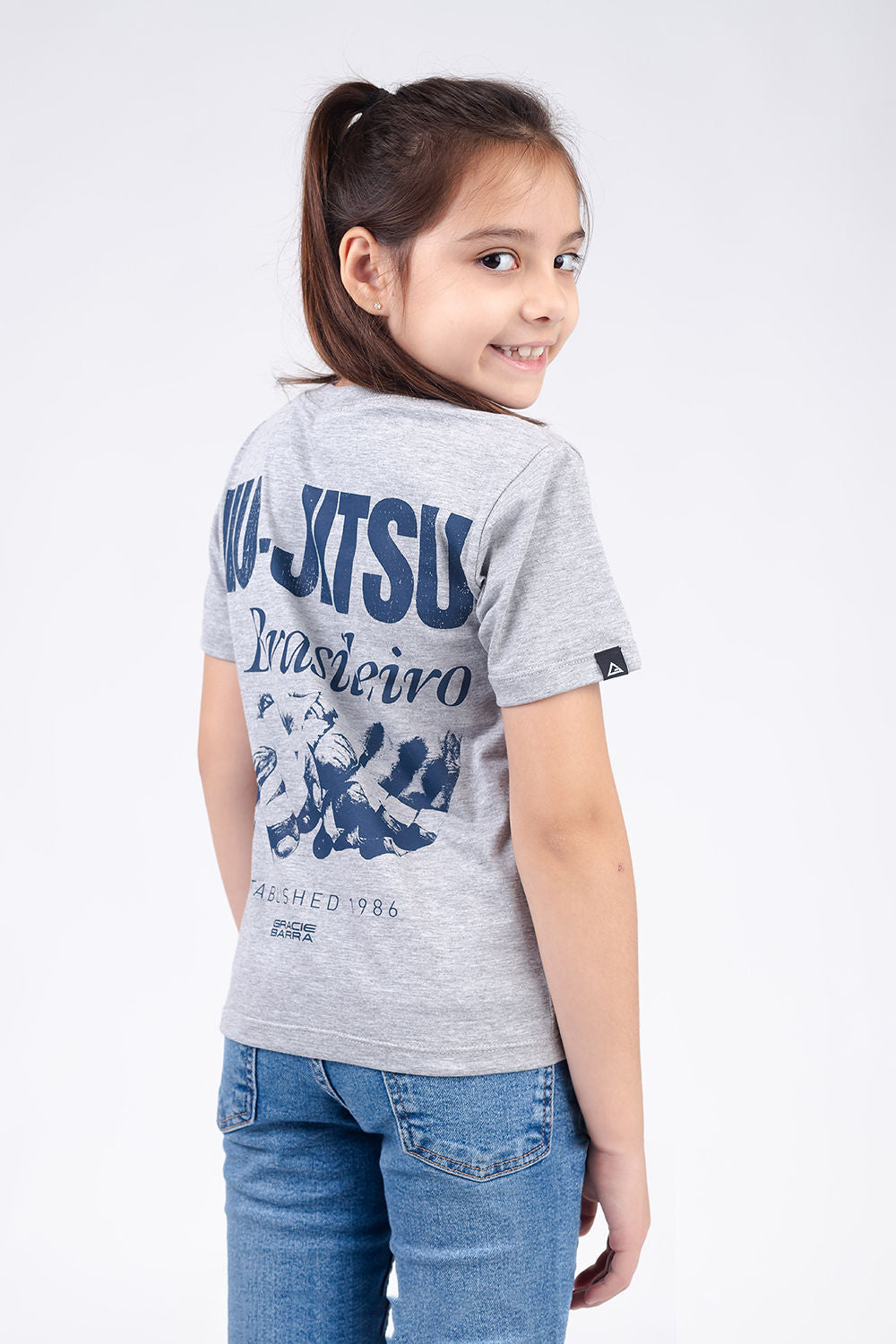 Camiseta Infantil GB Grip - Cinza