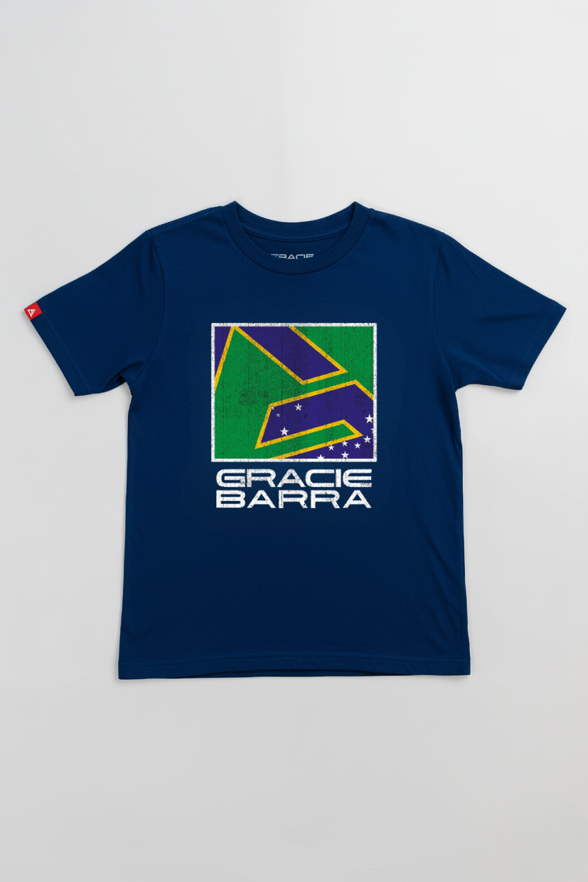 Camiseta Infantil Legado BRA V3 - Azul