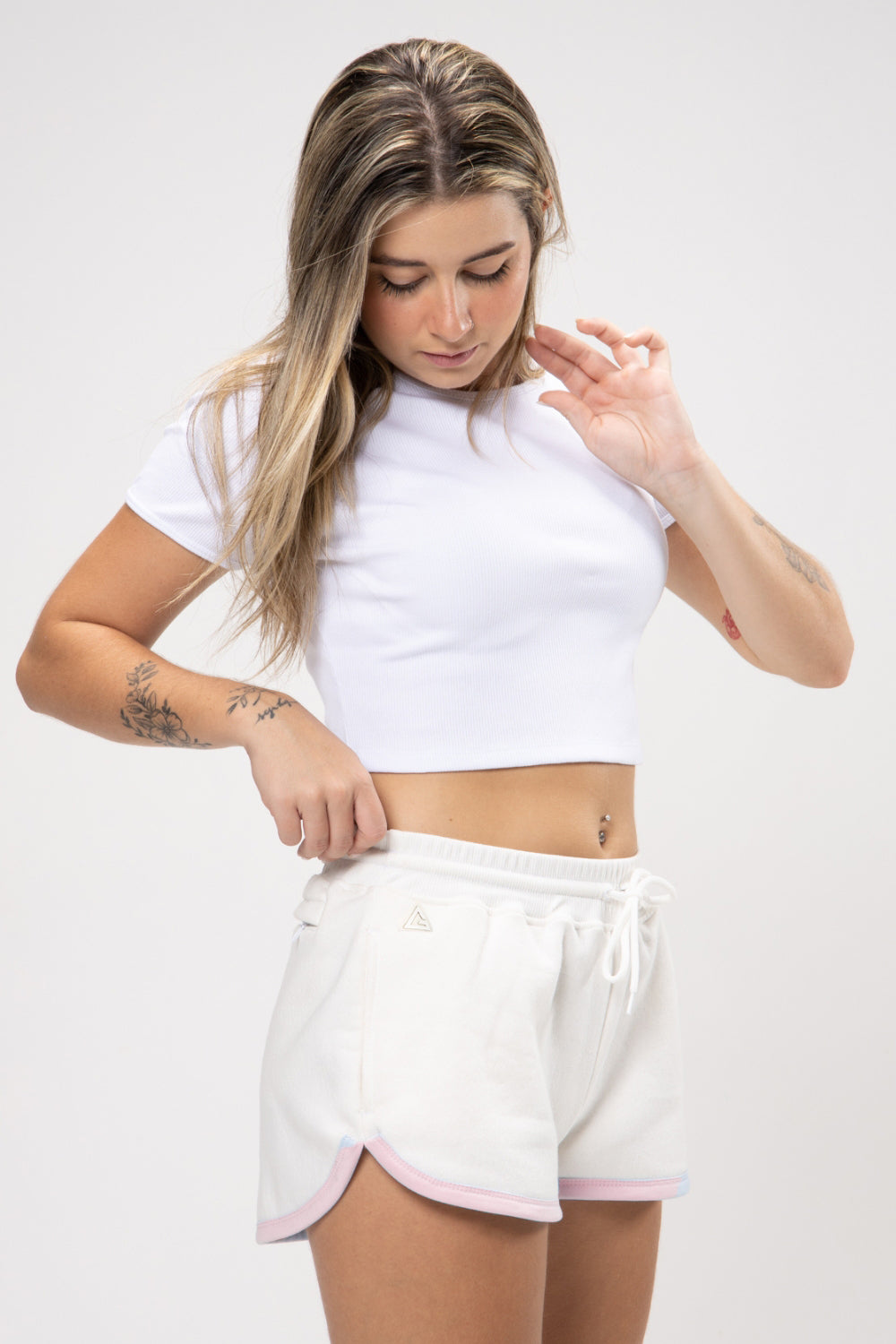 Cropped Legacy Canelado - Branco
