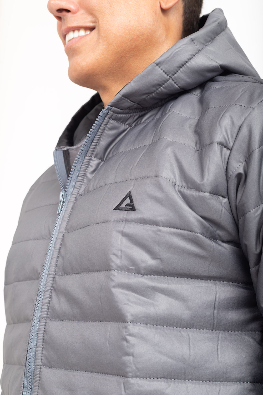 Jaqueta Puffer Tech Flow - Cinza