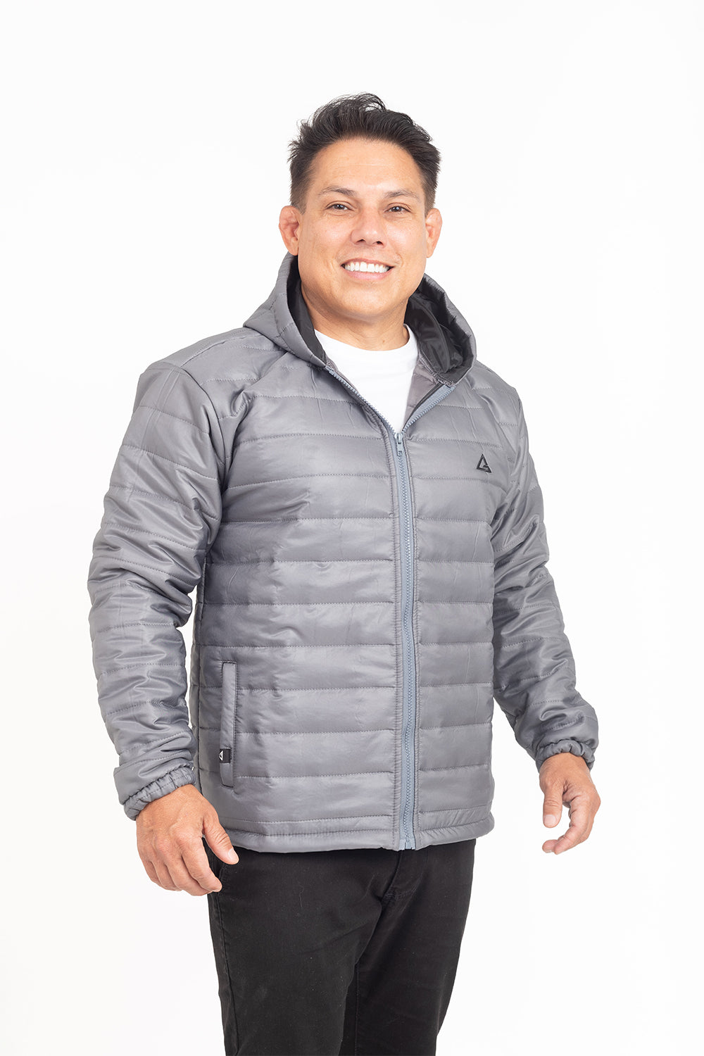 Jaqueta Puffer Tech Flow - Cinza