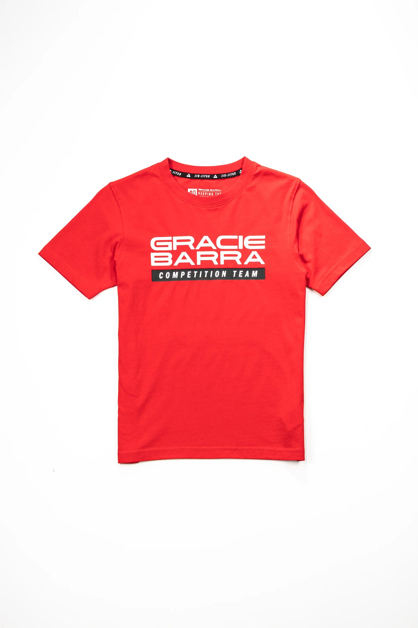 Camiseta Infantil Competition Team 40 Anos - Vermelha
