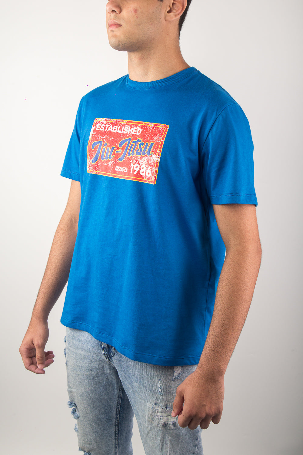 Camiseta JJ Postcard - Azul claro