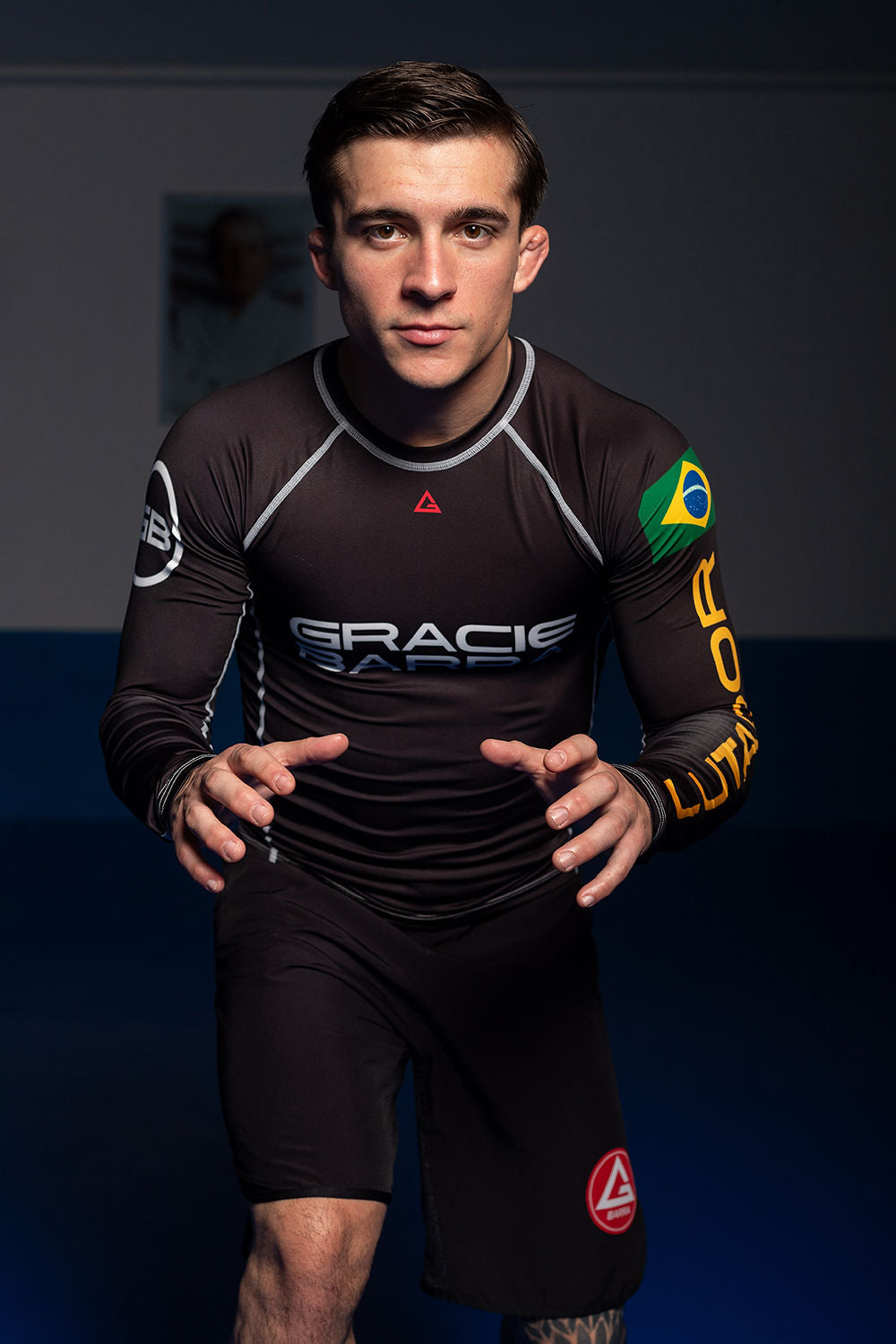 Rashguard Ranqueada M/L Lutador - Preta